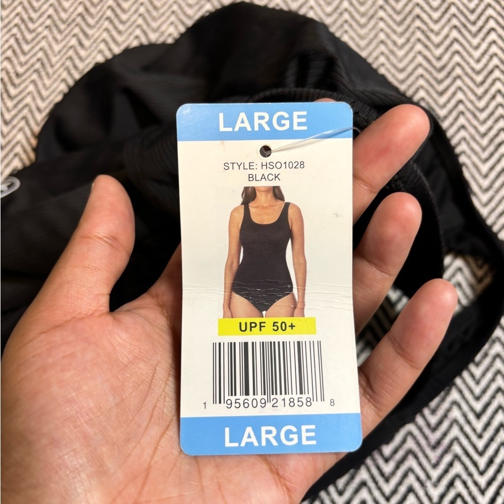 Hurley Black Swimsuit | Sz L - Picture 3 of 5